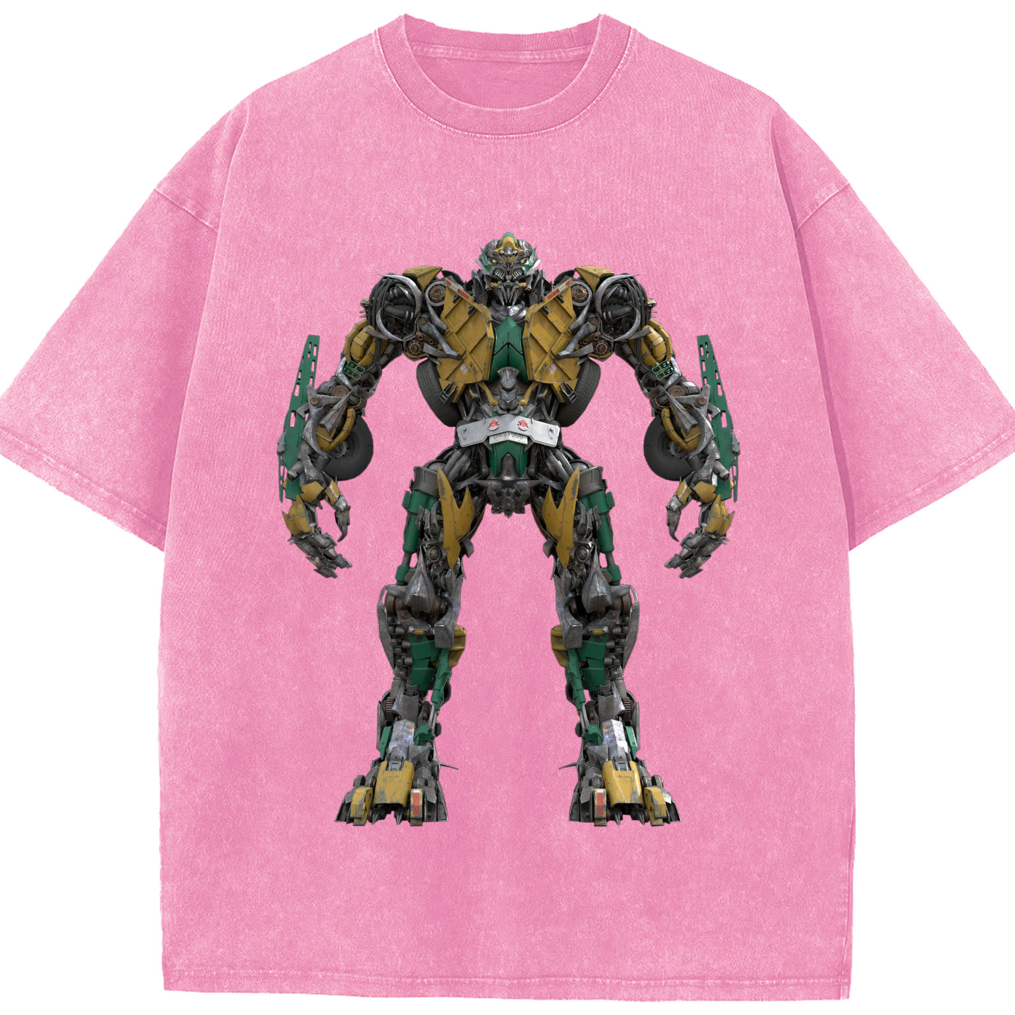 （画像用）  綿100% ヴィンテージ風 半袖Tシャツ（フロントプリント）